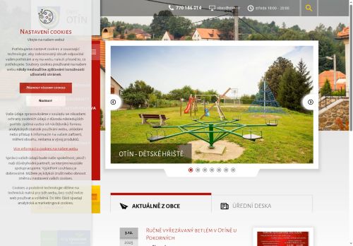Zobrazit webové stránky Obecní úřad Otín