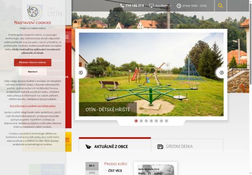 Zobrazit webové stránky Obecní úřad Otín
