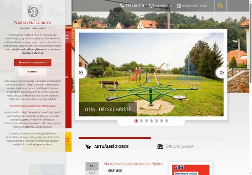Zobrazit webové stránky Obecní úřad Otín