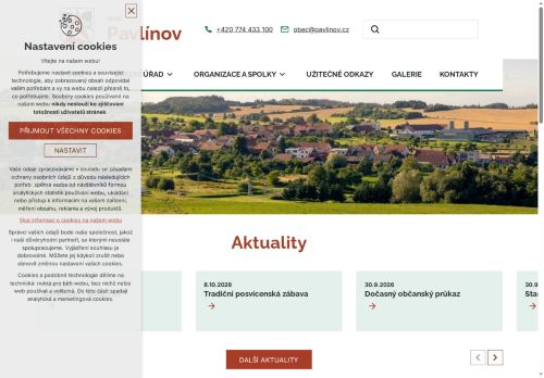 Zobrazit webové stránky Obecní úřad Pavlínov