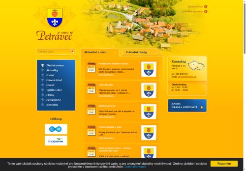 Zobrazit webové stránky Obecní úřad Petráveč
