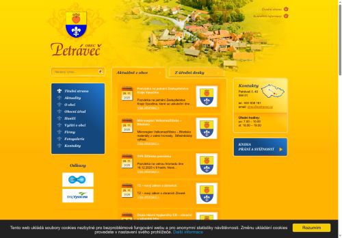 Zobrazit webové stránky Obecní úřad Petráveč