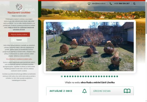 Zobrazit webové stránky Obecní úřad Ruda