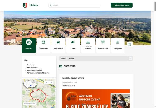 Zobrazit webové stránky Obecní úřad Uhřínov