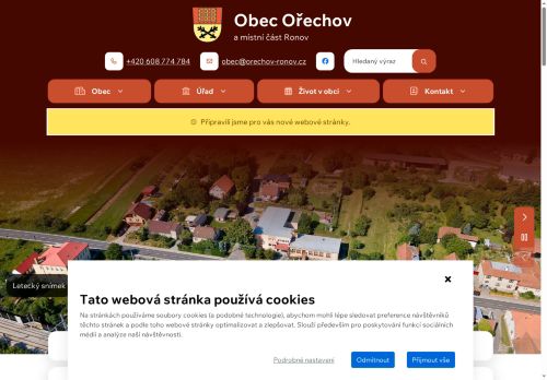 Zobrazit webové stránky Obecní úřad Ořechov