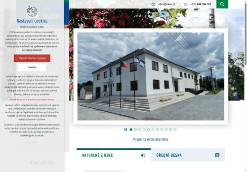Zobrazit webové stránky Obecní úřad Vlkov