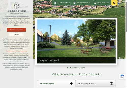 Zobrazit webové stránky Obecní úřad Záblatí