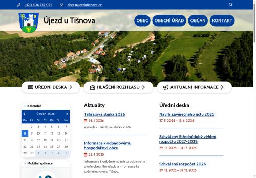 Zobrazit webové stránky Obecní úřad Újezd u Tišnova