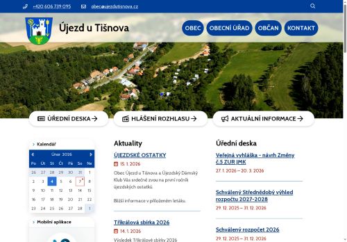 Zobrazit webové stránky Obecní úřad Újezd u Tišnova