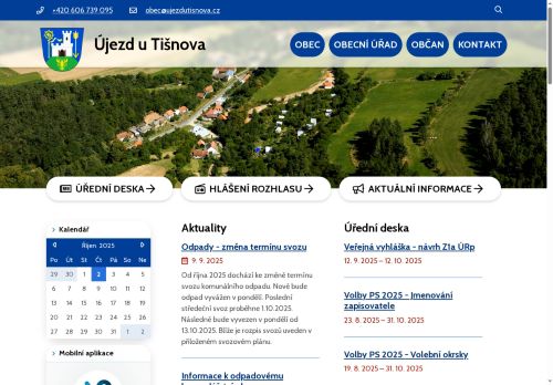 Zobrazit webové stránky Obecní úřad Újezd u Tišnova