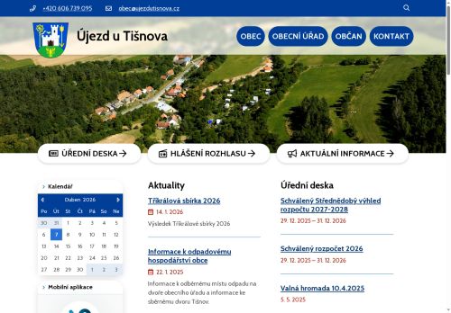 Zobrazit webové stránky Obecní úřad Újezd u Tišnova