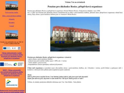 Penzion pro důchodce Rosice