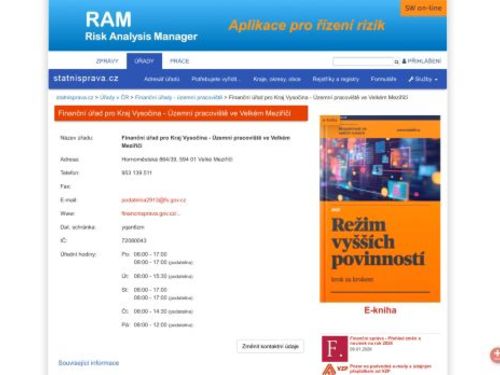 Finanční úřad Velké Meziříčí