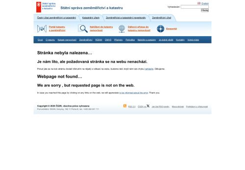 Zobrazit webové stránky Katastrální pracoviště Velké Meziříčí