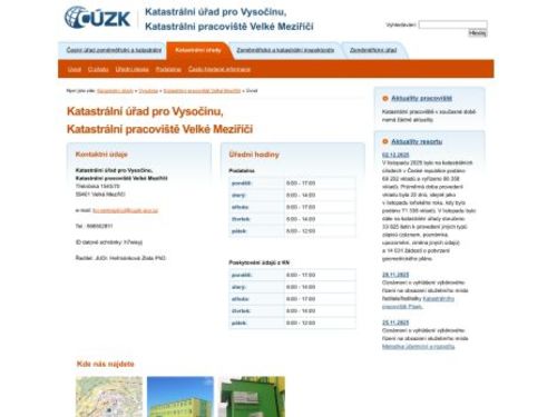 Katastrální pracoviště Velké Meziříčí