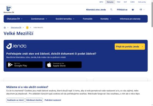 Zobrazit webové stránky Úřad práce Velká Bíteš