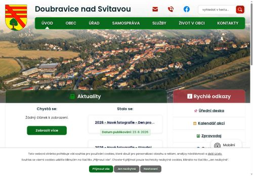 Zobrazit webové stránky Úřad městyse Doubravice nad Svitavou