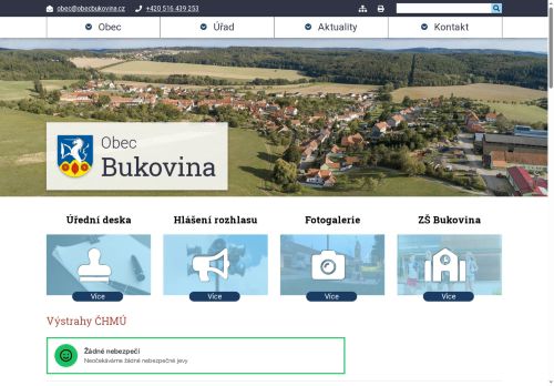 Zobrazit webové stránky Obecní úřad Bukovina