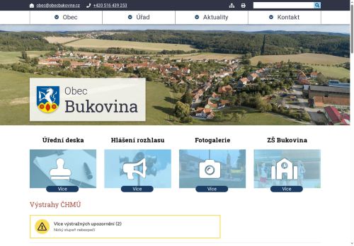 Zobrazit webové stránky Obecní úřad Bukovina