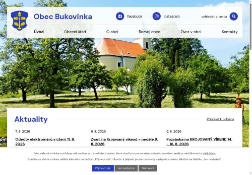 Zobrazit webové stránky Obecní úřad Bukovinka