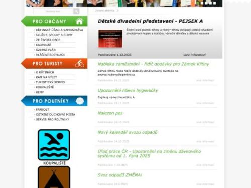 Úřad městyse Křtiny