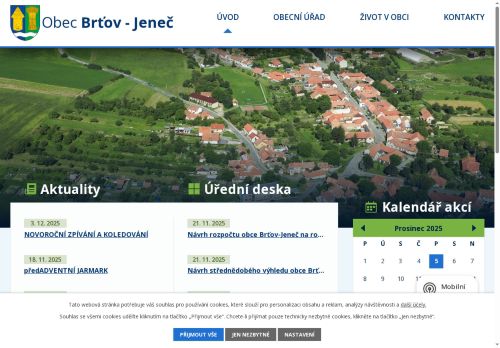 Zobrazit webové stránky Obecní úřad Brťov-Jeneč