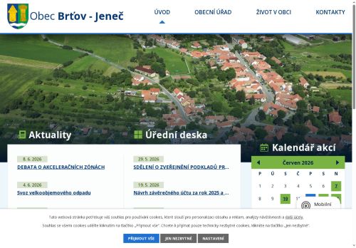 Zobrazit webové stránky Obecní úřad Brťov-Jeneč