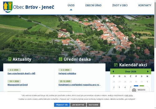 Zobrazit webové stránky Obecní úřad Brťov-Jeneč