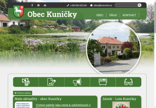 Zobrazit webové stránky Obecní úřad Kuničky