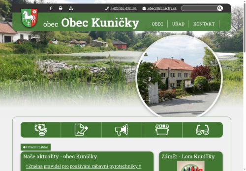 Zobrazit webové stránky Obecní úřad Kuničky