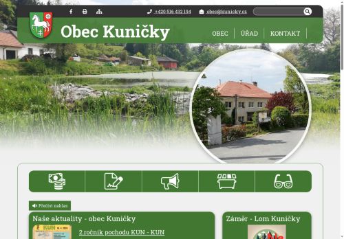 Zobrazit webové stránky Obecní úřad Kuničky