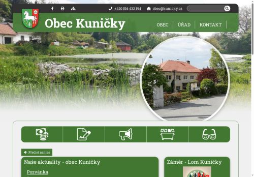 Zobrazit webové stránky Obecní úřad Kuničky