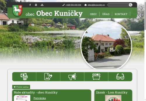 Zobrazit webové stránky Obecní úřad Kuničky