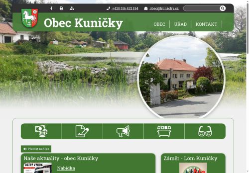 Zobrazit webové stránky Obecní úřad Kuničky