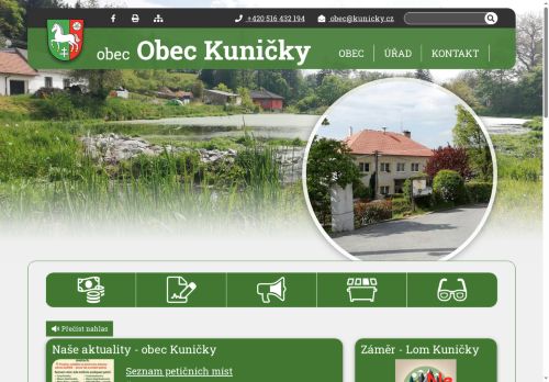 Zobrazit webové stránky Obecní úřad Kuničky
