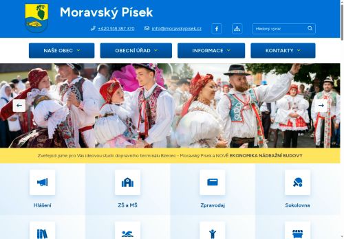 Zobrazit webové stránky Obecní úřad Moravský Písek