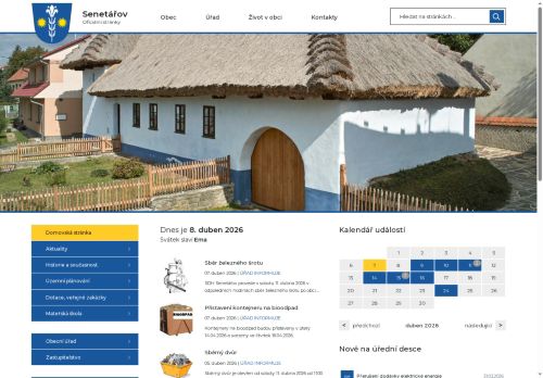 Zobrazit webové stránky Obecní úřad Senetářov
