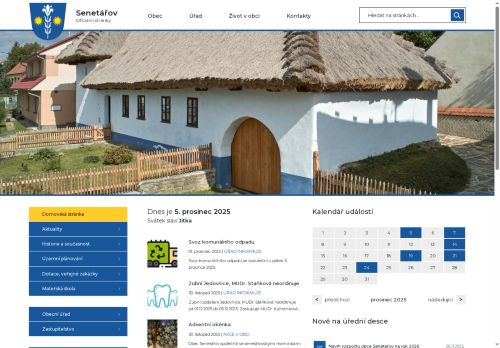 Zobrazit webové stránky Obecní úřad Senetářov
