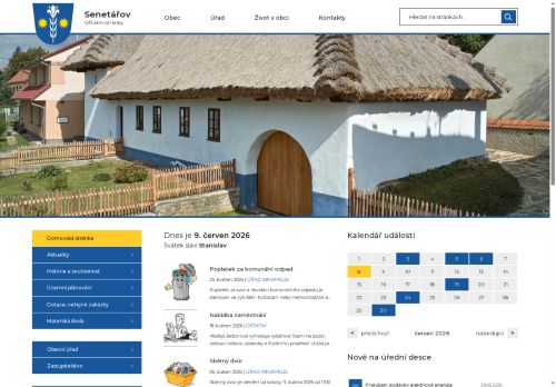 Zobrazit webové stránky Obecní úřad Senetářov
