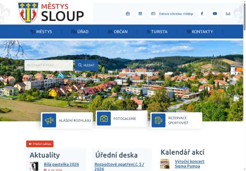 Zobrazit webové stránky Úřad městyse Sloup