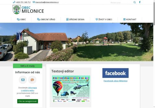 Zobrazit webové stránky Obecní úřad Milonice