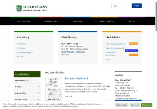 Zobrazit webové stránky Obecní úřad Olomučany