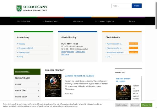 Zobrazit webové stránky Obecní úřad Olomučany