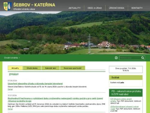 Obecní úřad Šebrov-Kateřina