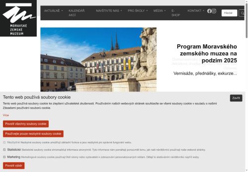 Moravské zemské muzeum nabízí práci na pozici investiční referent v obci Brno