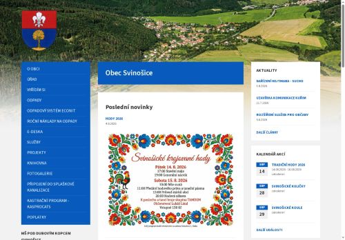 Zobrazit webové stránky Obecní úřad Svinošice