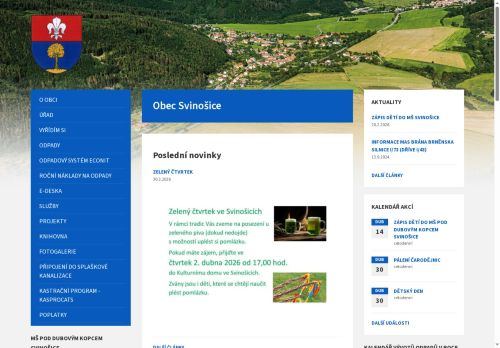 Zobrazit webové stránky Obecní úřad Svinošice