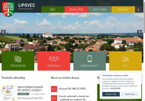 Zobrazit webové stránky Obecní úřad Lipovec