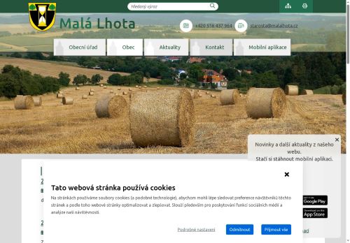 Zobrazit webové stránky Obecní úřad Malá Lhota