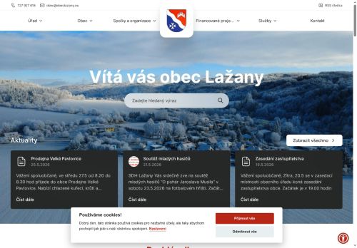 Zobrazit webové stránky Obecní úřad Lažany